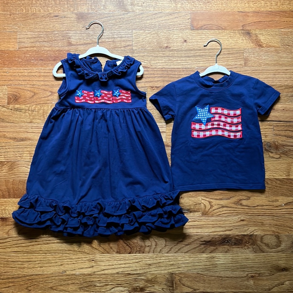 COPY - Matching Fourth of July sibling.